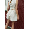 Customized High Loose Waist Linen Shorts Women Manufacturer | Linenwind