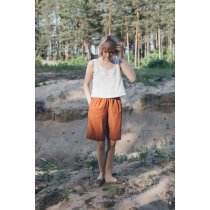 Customized Linen Bermuda Shorts Women Manufacturer | Linenwind