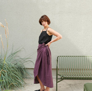 Factory direct|Linen bustier skirt|Cotton and linen pure natural material|Customized design