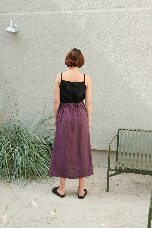 Factory direct|Linen bustier skirt|Cotton and linen pure natural material|Customized design