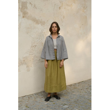 Brand customization|Linen bustier skirt|Mass production|Pure natural cotton and linen material