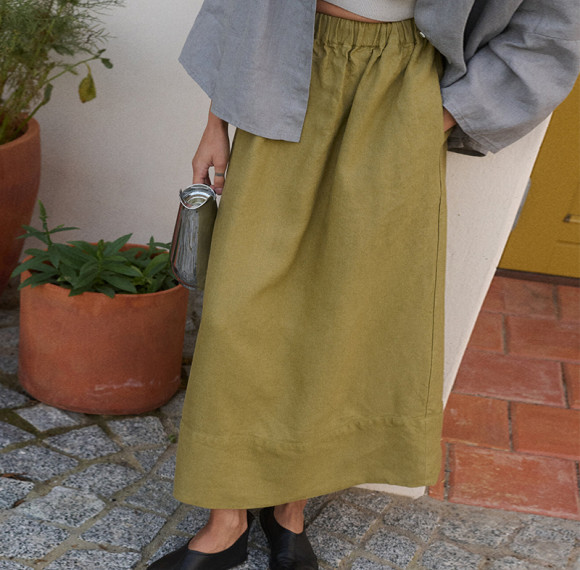 Brand customization|Linen bustier skirt|Mass production|Pure natural cotton and linen material