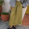 Brand customization|Linen bustier skirt|Mass production|Pure natural cotton and linen material
