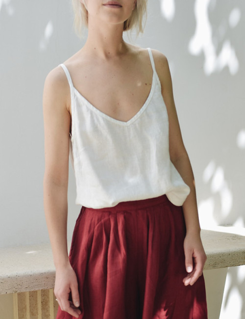 OEM Service|Linen Vest|Mass Production|Cotton and linen natural material