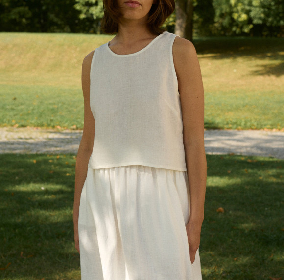 Factory|Linen Sleeveless Vest|Cotton and linen pure natural material|Customized Wholesale