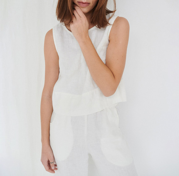Bulk Customized|Linen Sleeveless Vest|Cotton & Linen Pure Natural Material|Factory