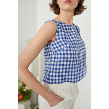 Customized wholesale|Linen Sleeveless Vest|Cotton and linen pure natural material|OEM service