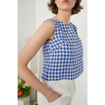 Customized wholesale|Linen Sleeveless Vest|Cotton and linen pure natural material|OEM service