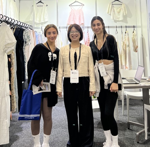 Showcasing our linen products at the Melbourne Sourcing Expo