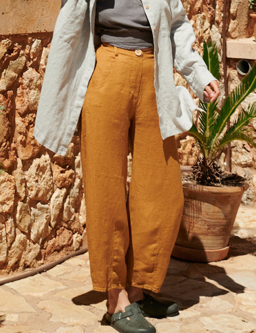 Manufacturer Customized|Fashion Cotton & Linen Pants|Cotton & Linen Blend|Fashionable & Comfortable