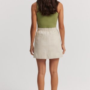 Customized|Linen Ultra Short Skirt|Cotton and linen blend|Fashionable and comfortable|Eco-friendly