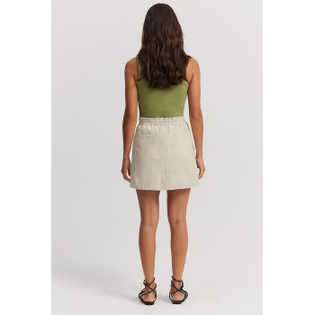 Customized|Linen Ultra Short Skirt|Cotton and linen blend|Fashionable and comfortable|Eco-friendly