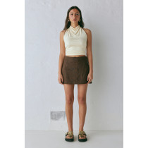 Fast customization|Linen Ultra Short Skirt|Cotton and linen blend|Fashionable and comfortable|Factory proofing