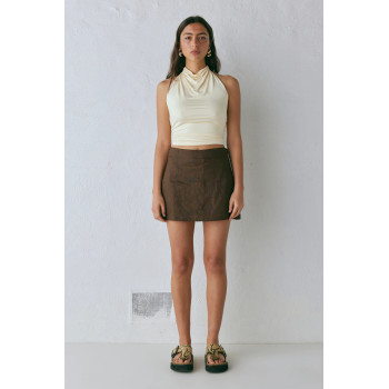 Fast customization|Linen Ultra Short Skirt|Cotton and linen blend|Fashionable and comfortable|Factory proofing