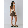 Fast customization|Linen Ultra Short Skirt|Cotton and linen blend|Fashionable and comfortable|Factory proofing