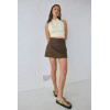 Fast customization|Linen Ultra Short Skirt|Cotton and linen blend|Fashionable and comfortable|Factory proofing