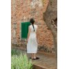 Linen Extra Long Skirt|Customized|Cotton and linen blend|Fashionable and comfortable