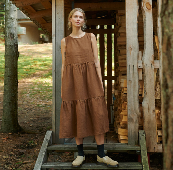 Manufacturer|Linen Extra Long Skirt|Cotton & Linen Blend|Customized Designs