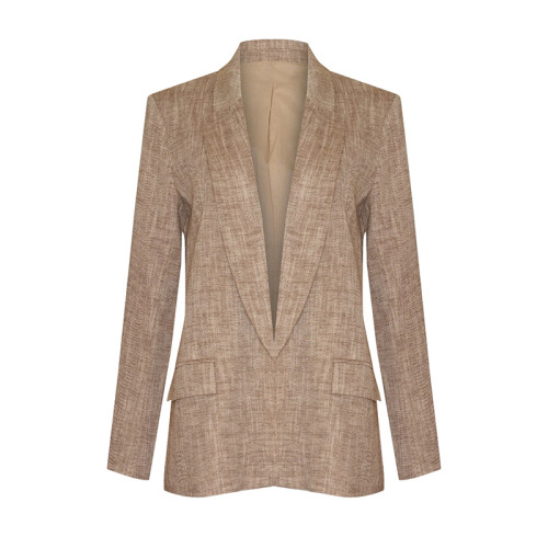 Custom New Linen Cotton Casual Blazer Jacket Manufacturer | Linenwind