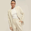 Custom Designed Mid Length Linen Cotton Casual Blazer Manufacturer | Linenwind