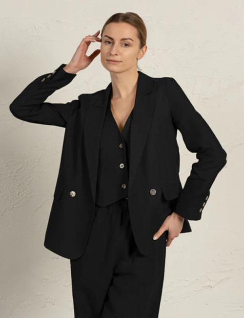Customized cotton and linen leisure blazer Factory | Linenwind