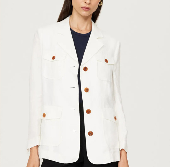 Customized Cotton Linen Women's Jacket Eco-friendly | Linenwind