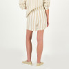 Custom Cotton Linen Vertical Stripe Shorts Manufacturer | Linenwind