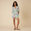 Customised Cotton Linen High Waisted Holiday Style Printed Shorts Manufacturer | Linenwind
