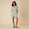 Customised Cotton Linen High Waisted Holiday Style Printed Shorts Manufacturer | Linenwind