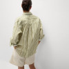 Customized Cotton Linen Striped Plus Size Shirt Manufacturer | Linenwind