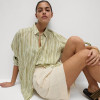 Customized Cotton Linen Striped Plus Size Shirt Manufacturer | Linenwind