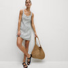 Customised Cotton Linen Striped Mini Straight Dress Manufacturer | Linenwind