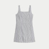 Customised Cotton Linen Striped Mini Straight Dress Manufacturer | Linenwind