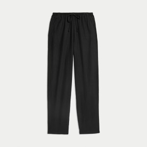 Custom linen drawstring tapered trousers manufacturer | Linenwind