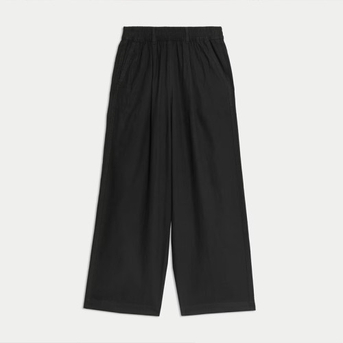 Customised Linen Wide Leg Nine Minute Pants Manufacturer | Linenwind