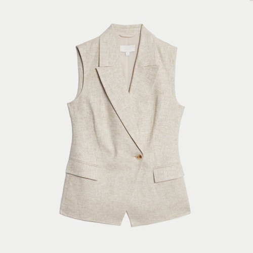 Customized Linen Blend Vest Manufacturer | Linenwind