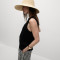 Customised Linen Cross Back Tank Top Manufacturer | Linenwind