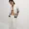 Customized Cotton and Linen Ethnic Style Striped Printed Shirt Manufacturer | Linenwind