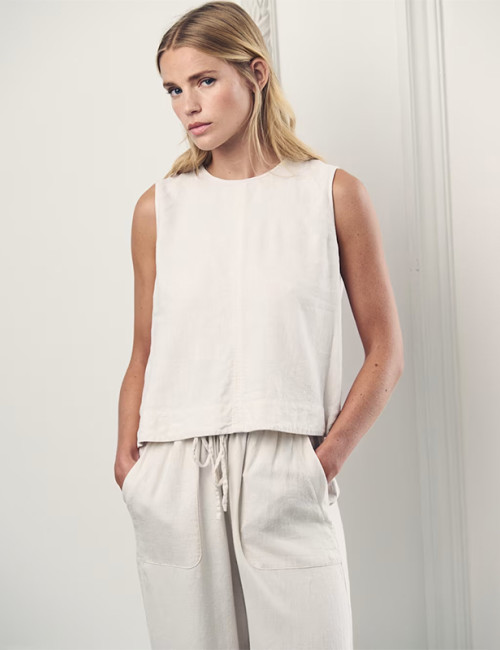 Custom Linen White Vest Manufacturer | Linenwind