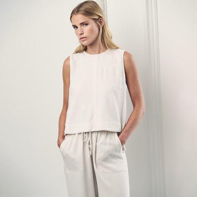 Custom Linen White Vest Manufacturer | Linenwind