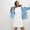 Custom Linen Crew Neck Mini Shift Dress Manufacturers | Linenwind