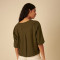 Custom Linen V-Neck Relaxed Shirt Manufacturers | Linenwind
