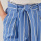 Custom Linen Blend Striped Straight Leg Trousers Manufacturers | Linenwind