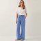 Custom Linen Blend Striped Straight Leg Trousers Manufacturers | Linenwind
