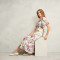 Custom Linen Printed Smock Dress Manufacturer | Linenwind