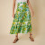 Custom Lemon Print Linen Multi Layered Maxi Dress Manufacturer | Linenwind