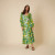 Custom Lemon Print Linen Multi Layered Maxi Dress Manufacturer | Linenwind
