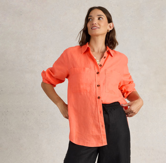 Custom Linen Collar Loose Shirt Manufacturer | Linenwind