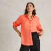 Custom Linen Collar Loose Shirt Manufacturer | Linenwind