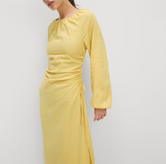 Custom Midi Shift Linen Dress Manufacturer | Linenwind